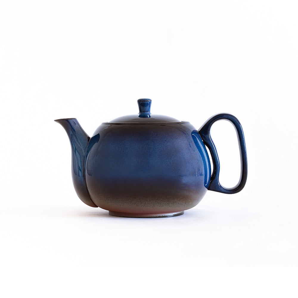珈琲急須 コバルトブルー 常滑焼