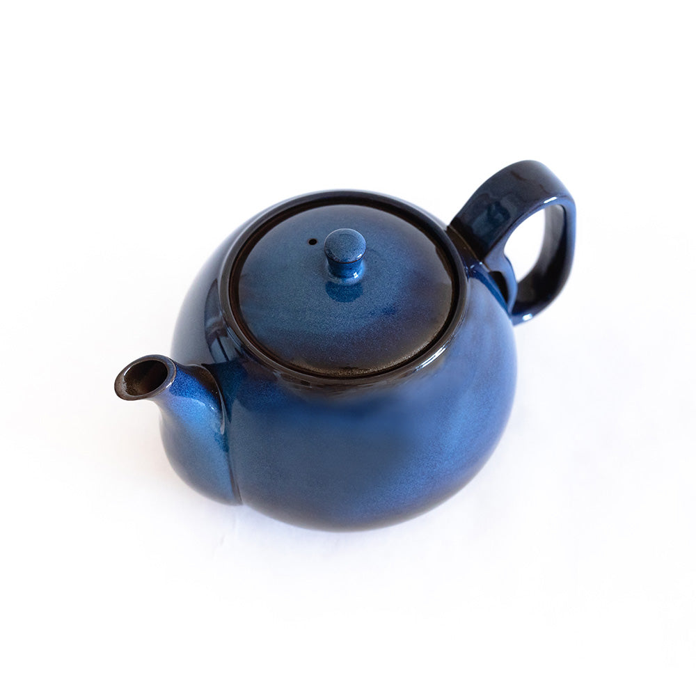 珈琲急須 コバルトブルー 常滑焼