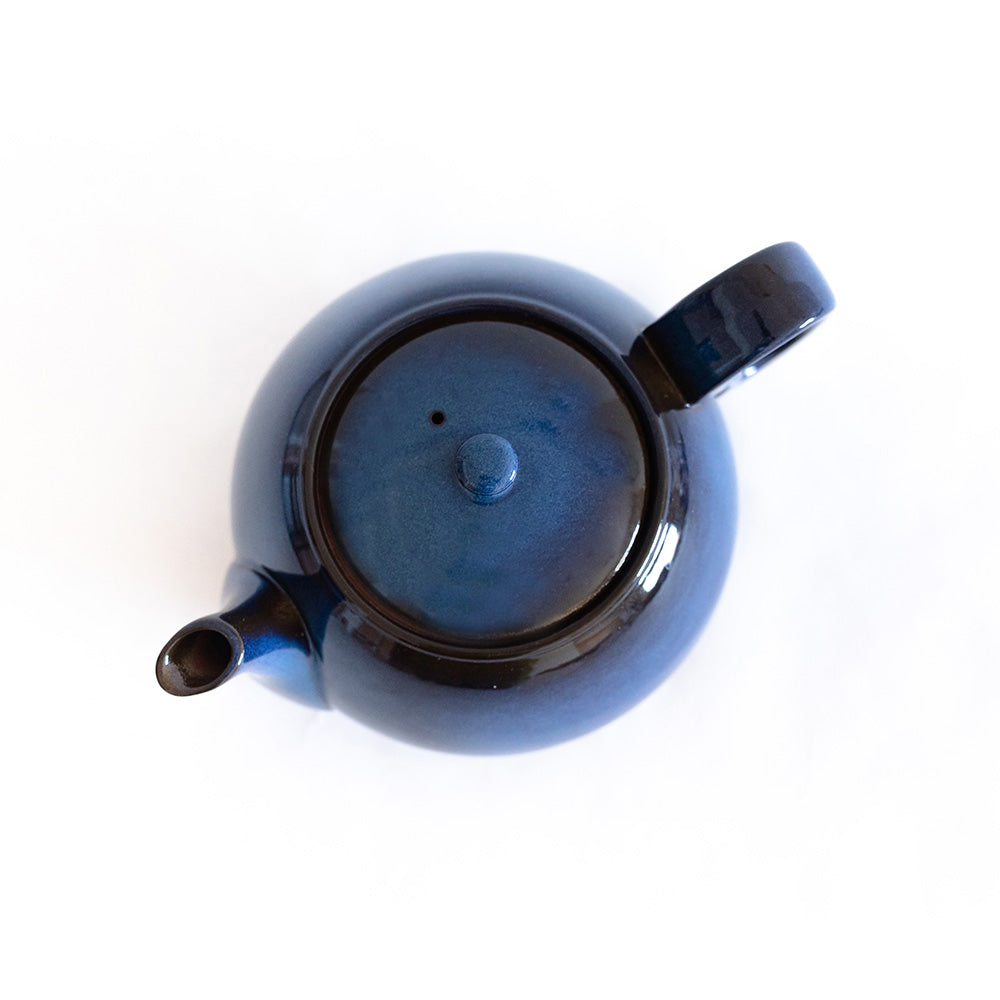 珈琲急須 コバルトブルー 常滑焼